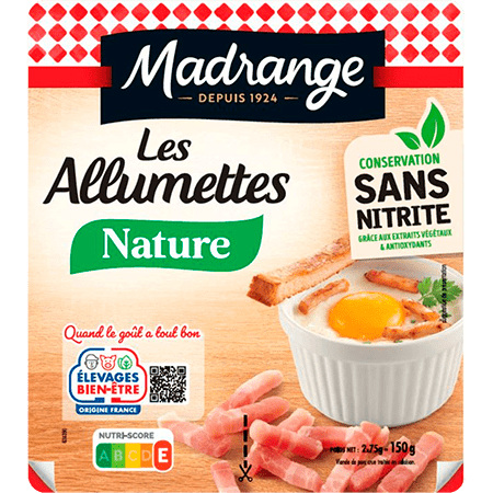 Allumettes de porc nature
