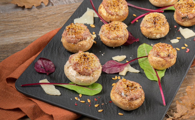 Champignons farcis