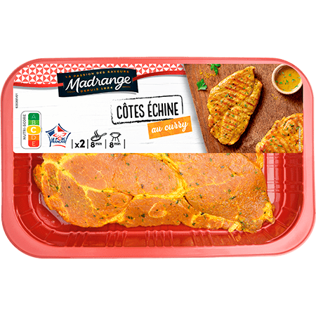 Côtes échine au curry