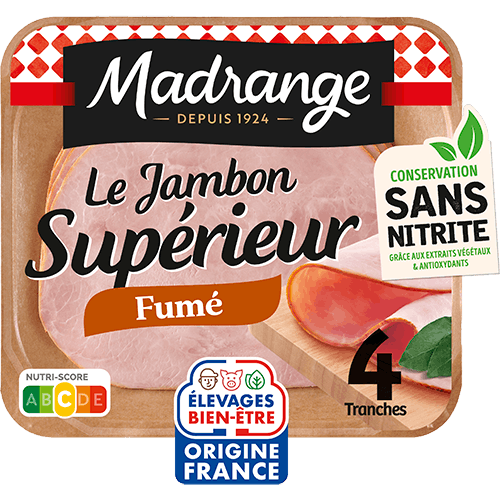 Le Jambon supérieur fumé Conservation sans nitrite