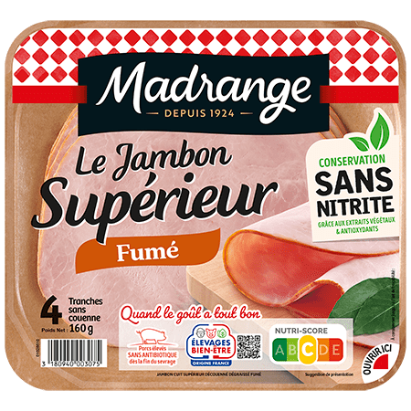 Jambon supérieur fumé