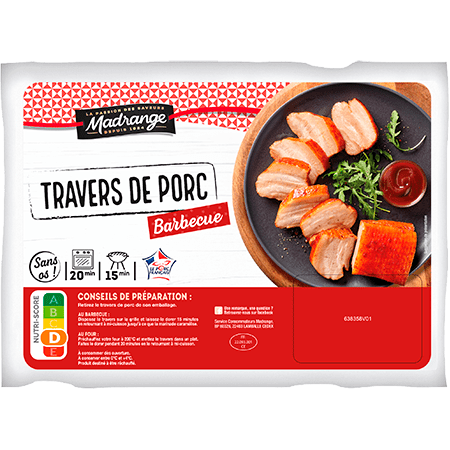 Travers de porc barbecue