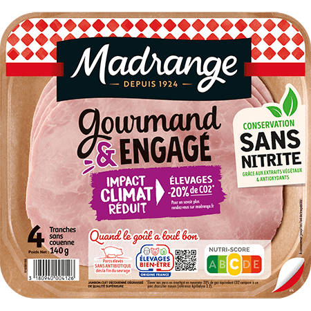 Jambon Gourmand & Engagé Impact Climat Réduit