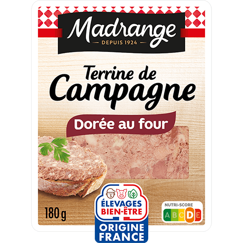 Terrine de campagne dorée au four